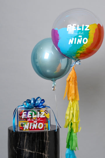 Caja de Sonrisas + Globos Día del Niño