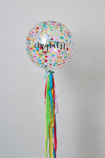 Globo Confetti Rainbow