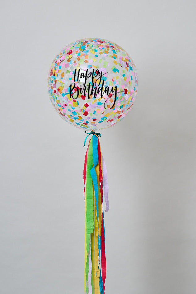 Globo Confetti Rainbow