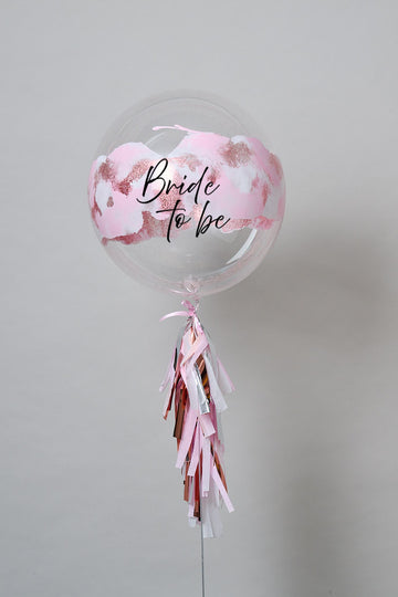 Globo Nube Glitter Rosa