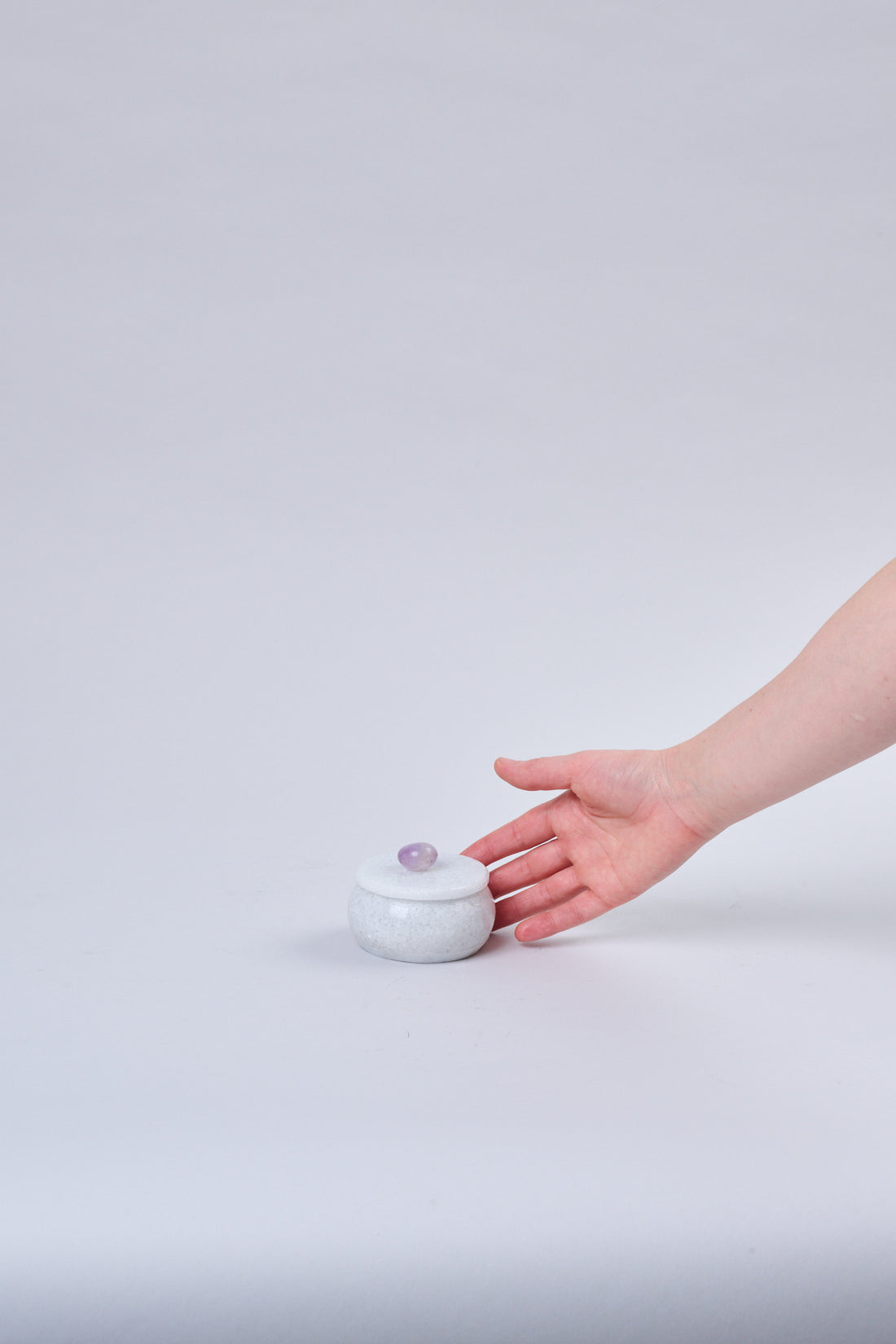 Caja Redonda de Mármol