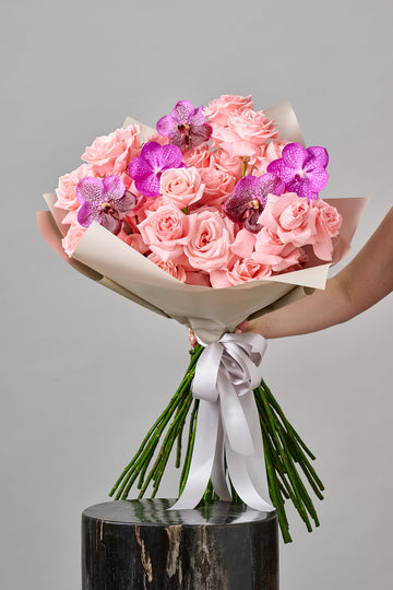 Roses + Orchid Bouquet