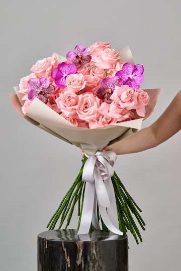 Roses + Orchid Bouquet