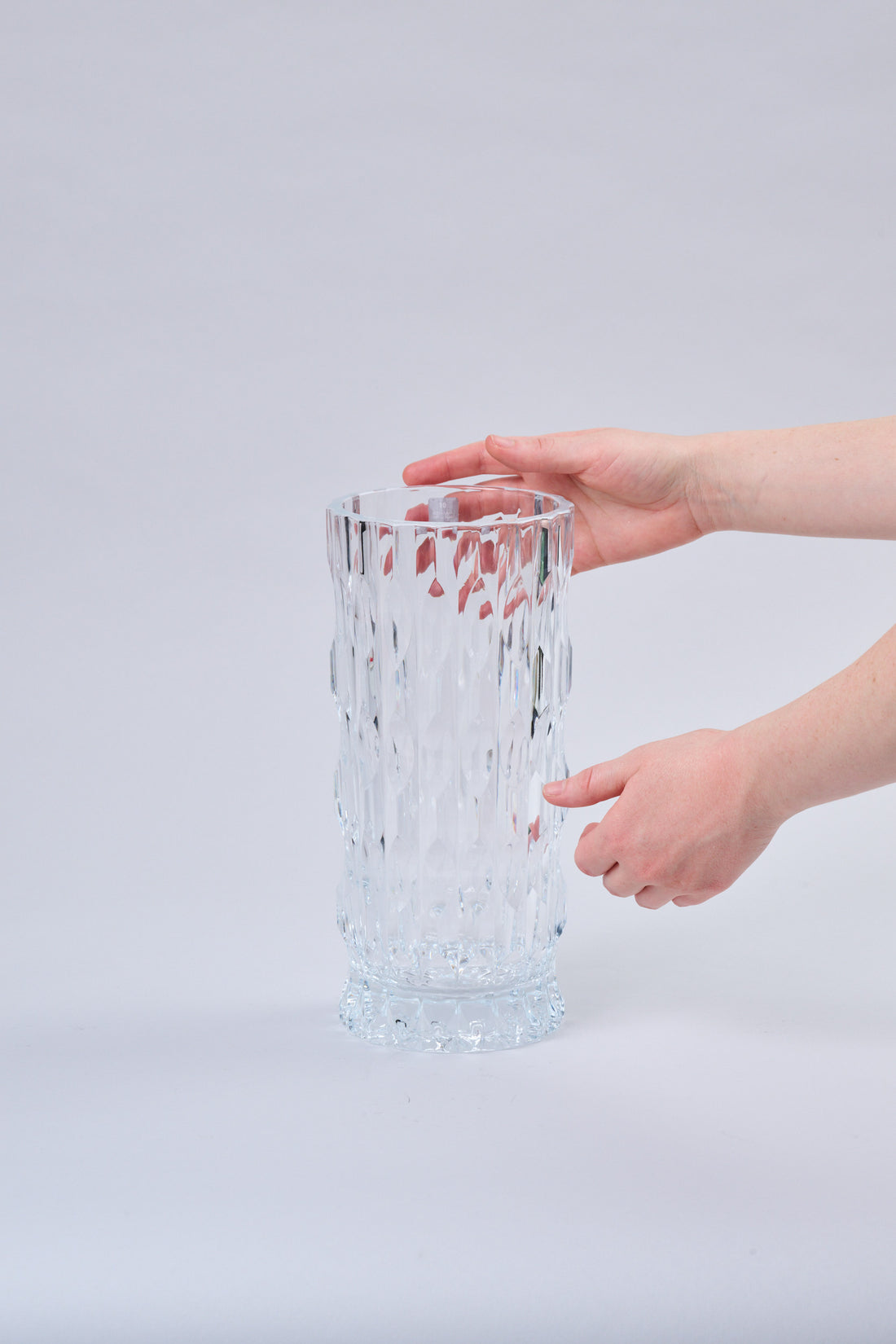 Florero Alto de Cristal