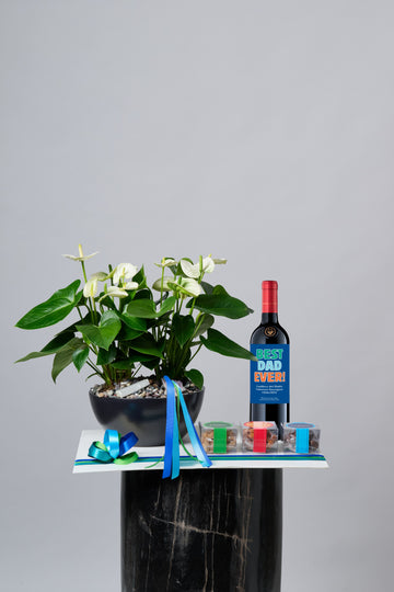 Jardín de Anthurium + Vino + Botana