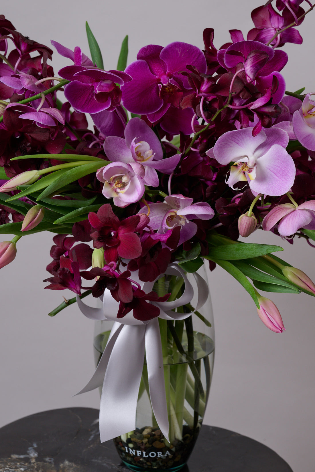 Orquídeas + Tulipanes