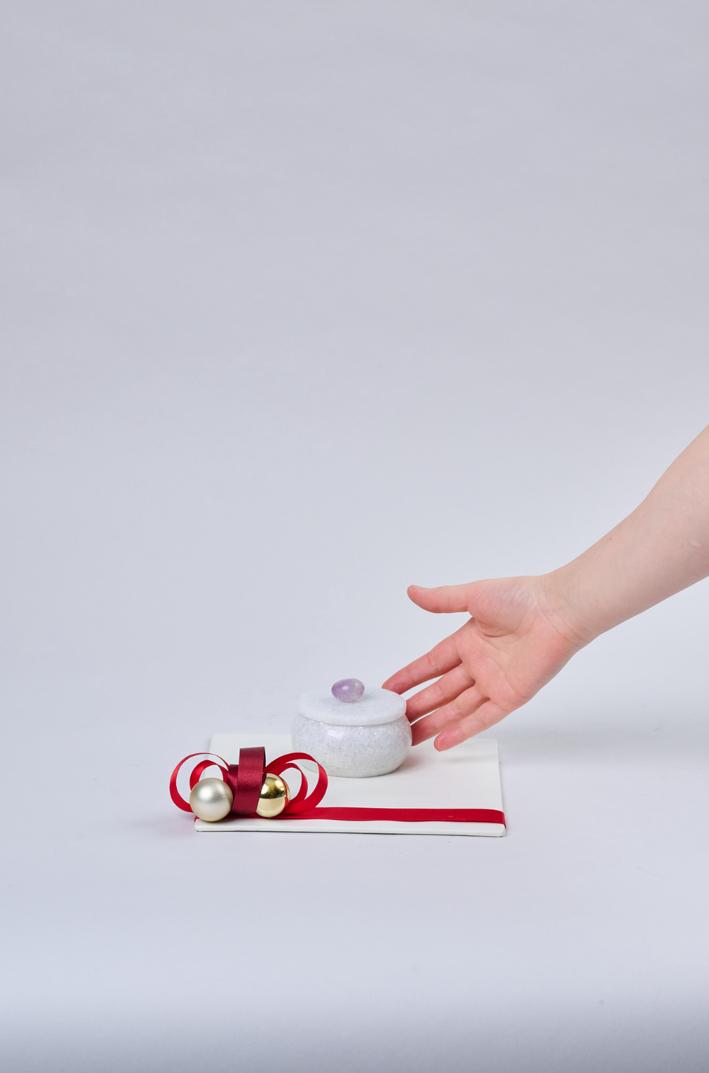 Caja Redonda de Mármol