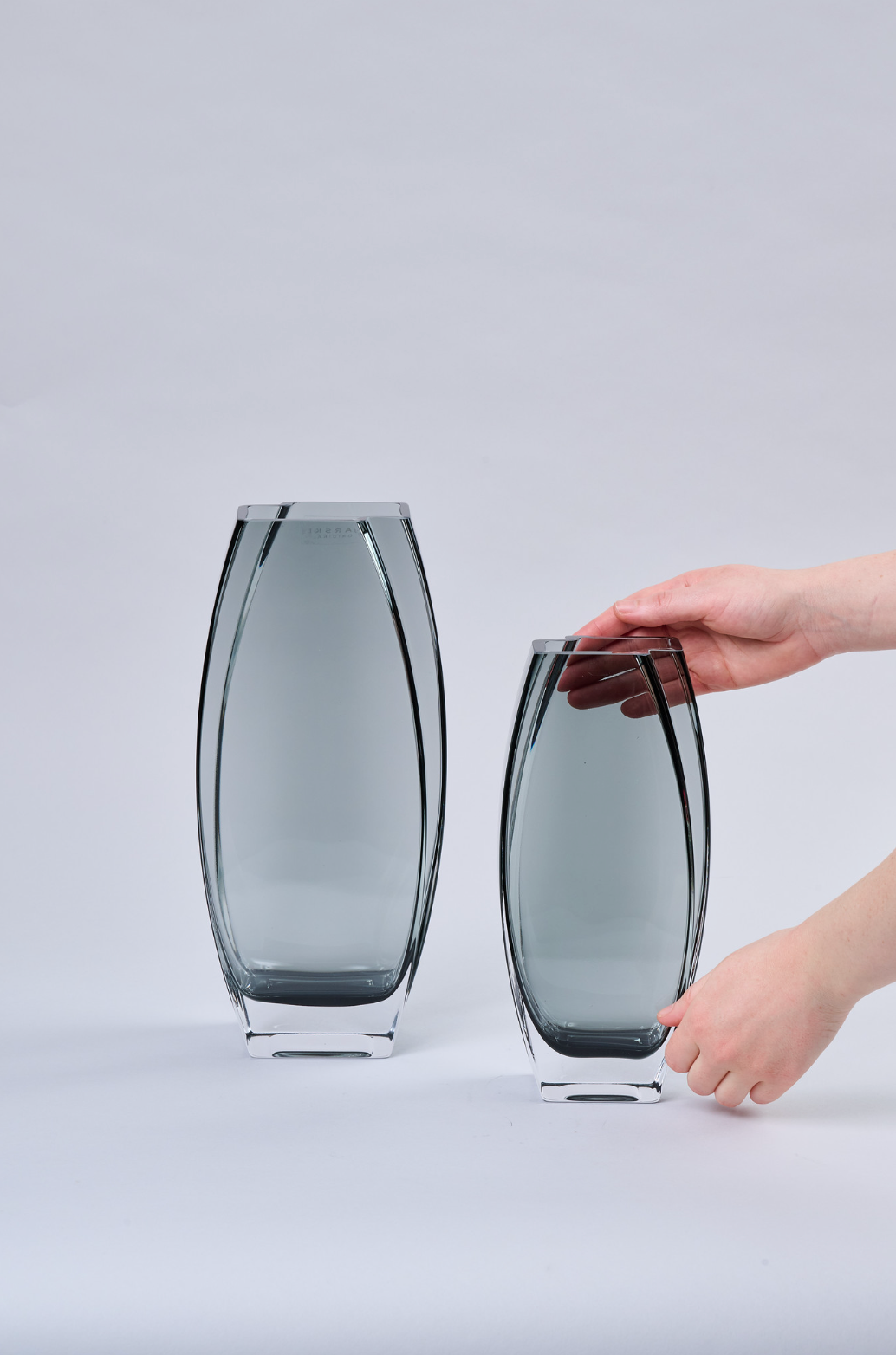 Floreros de Cristal Ovalo