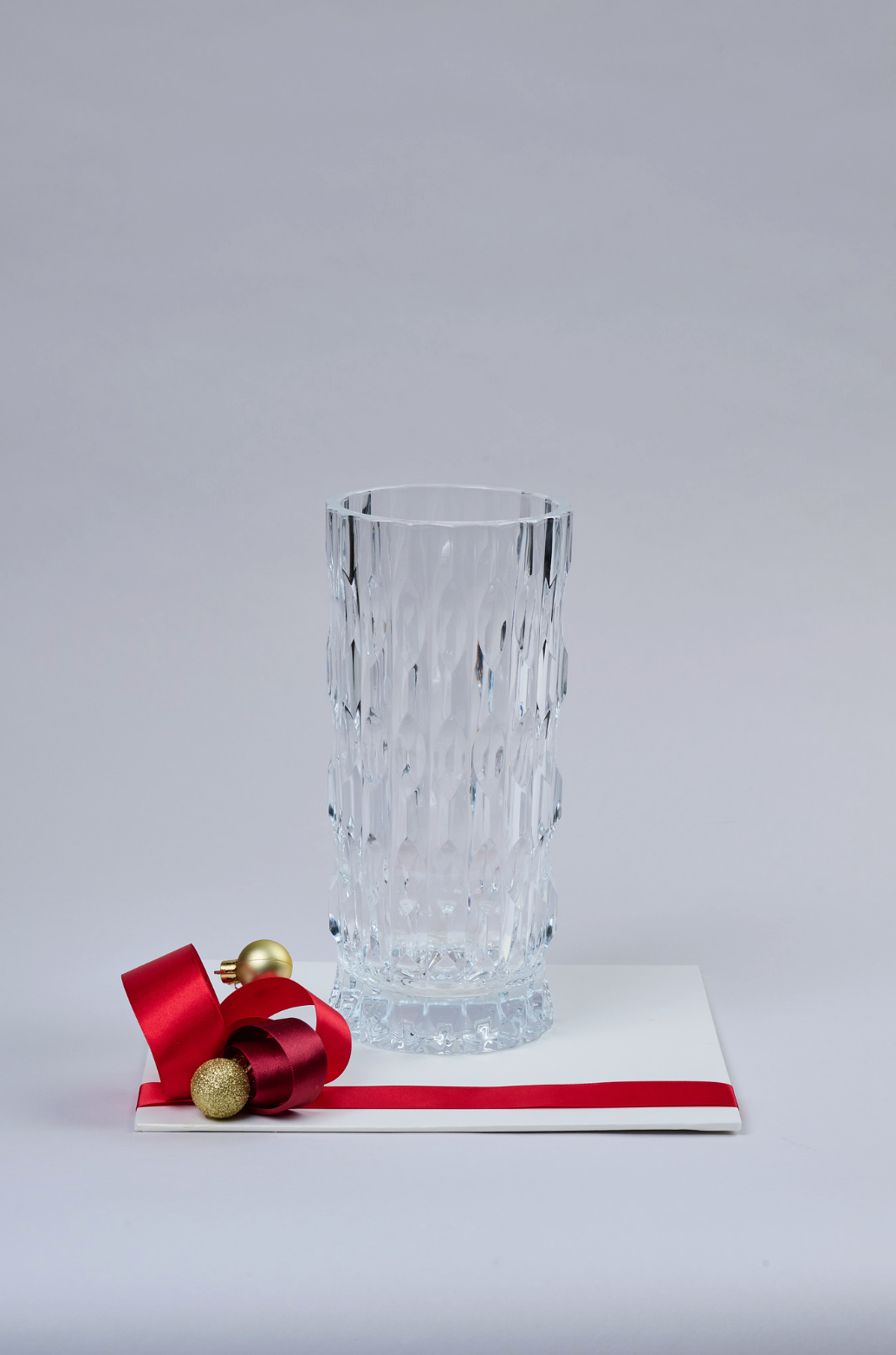 Florero Alto de Cristal