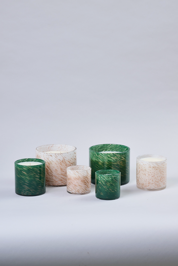 Vela Aromática en Cristal (Versión Navideña)