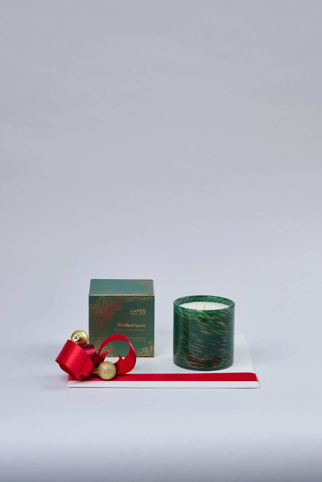 Vela Aromática en Cristal (Versión Navideña)